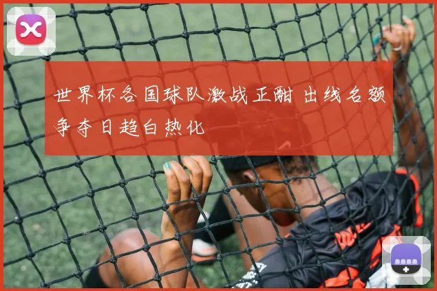 世界杯各国球队激战正酣 出线名额争夺日趋白热化